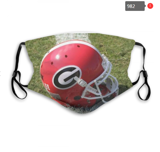 NCAA Georgia Bulldogs #4 Dust mask with filter